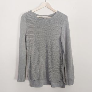Christopher & Banks Grey Sweater Size Small